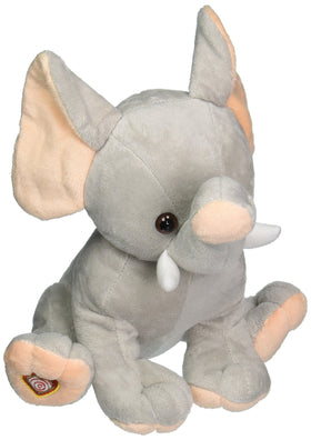 My Baby's Heartbeat Bear elephant fabric texture close-up showing soft fleece comfort benefit