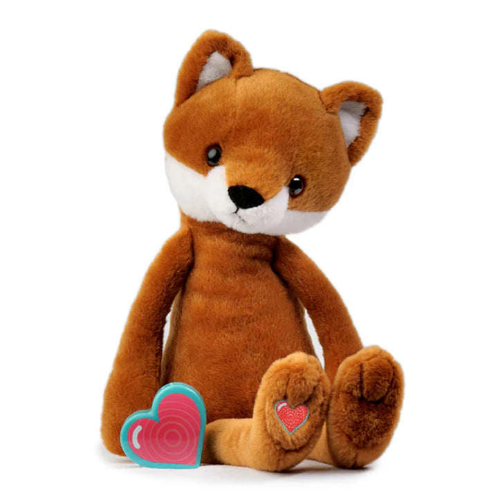 My Baby's Heartbeat Bear fox front view showing cute design and display benefit