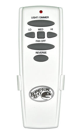 Hampton Bay UC7078T remote front view for easy ceiling fan control