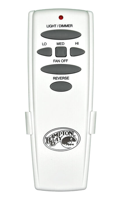 Hampton Bay UC7078T remote front view for easy ceiling fan control