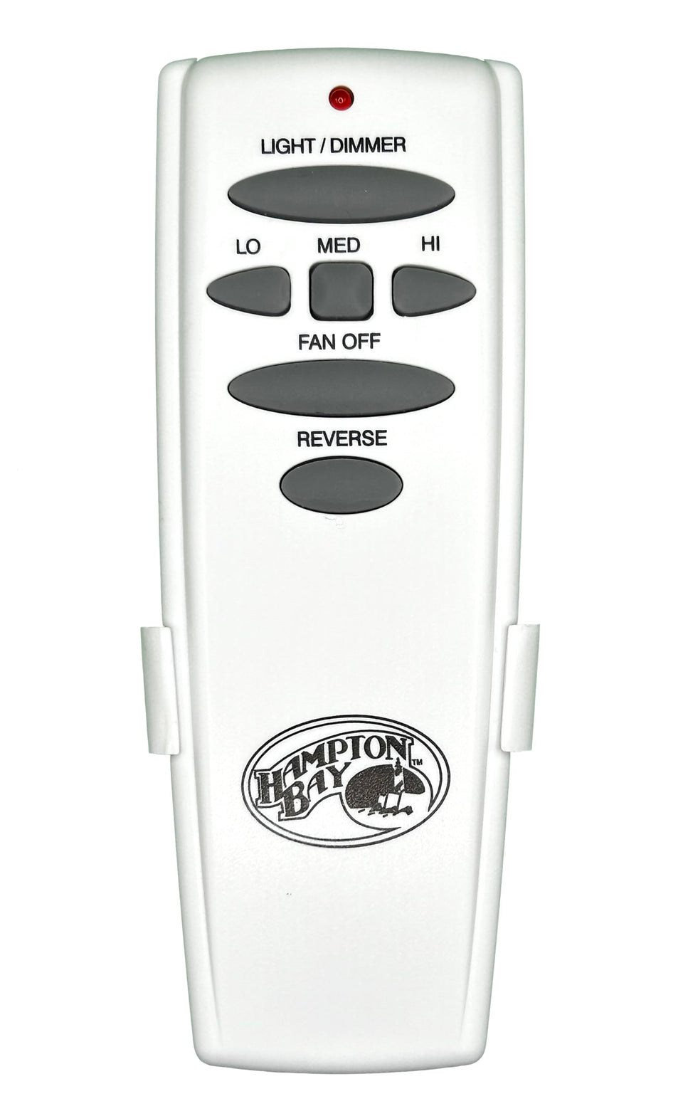 Hampton Bay UC7078T remote front view for easy ceiling fan control