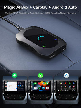 MYATOTO Magic AI Box integrates Android Auto for multimedia on the go.