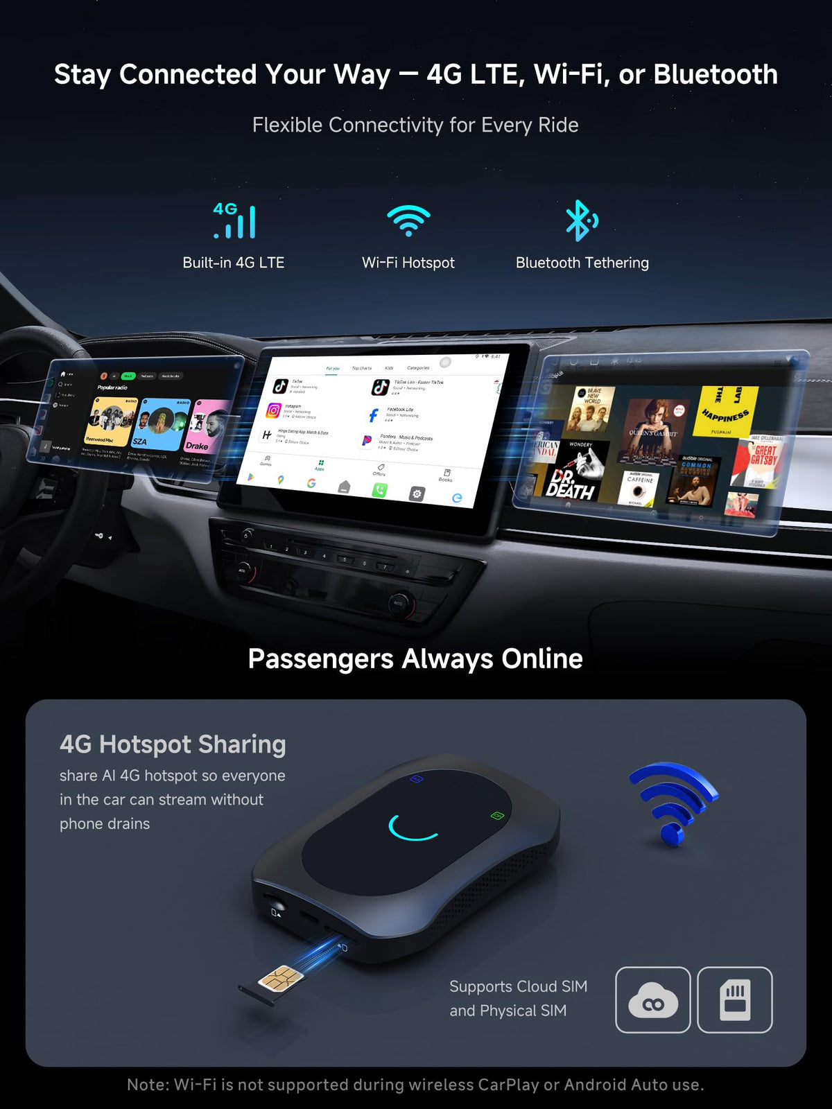 MYATOTO Magic AI Box HDMI-In/Out lets you mirror or cast video.