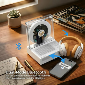 MYDASH ambient lighting on nightstand creating relaxing mood and soft glow