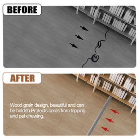 MYFAMIREA cable hider protects wires from wear and trip hazards