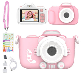 myFirst Camera 3 front view highlights a compact kid-friendly design for easy gripping.