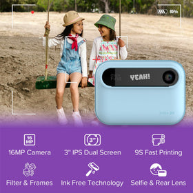 myFirst Insta 20 back view showing compact design for travel and daily use.
