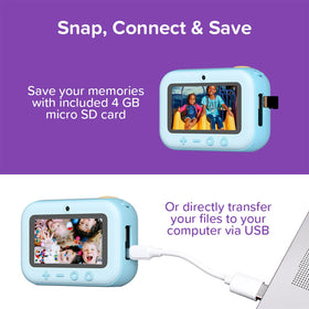 myFirst Insta 20 kid-friendly design fits small hands for comfortable use.