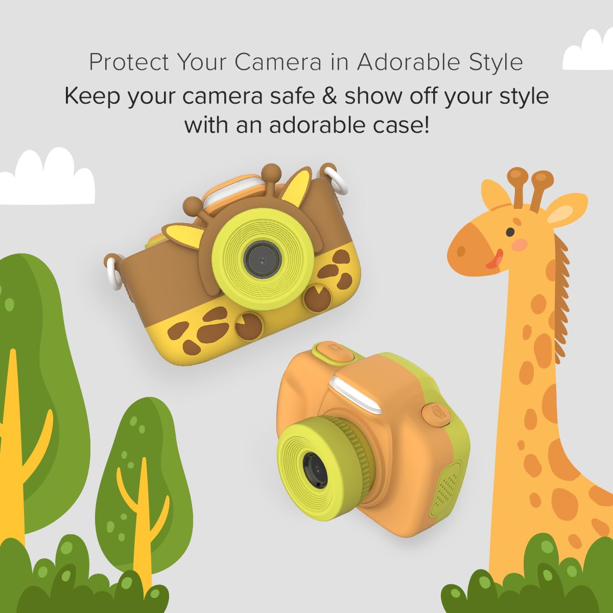myFirst Kids Camera 3 neck-lanyard for hands-free use on trips