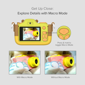 myFirst Kids Camera 3 selfie-lens enables quick portraits