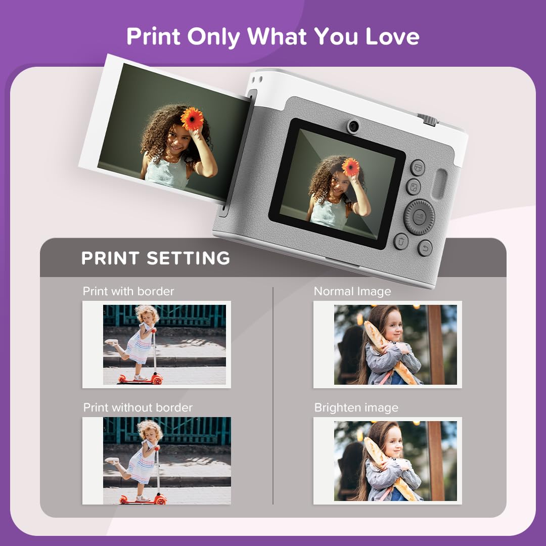 myFirst Insta Lux color prints close-up demonstrates authentic tones and sharp details.