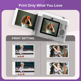 myFirst Insta Lux color prints close-up demonstrates authentic tones and sharp details.