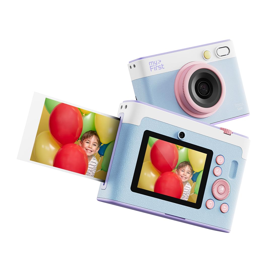 myFirst refill film Insta Lux film pack close-up reveals 20 sheets per box.