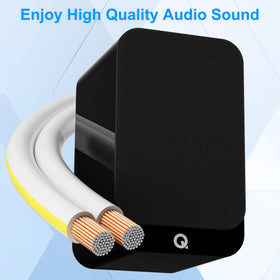 100 ft reel ideal for long runs in cars or home theaters.