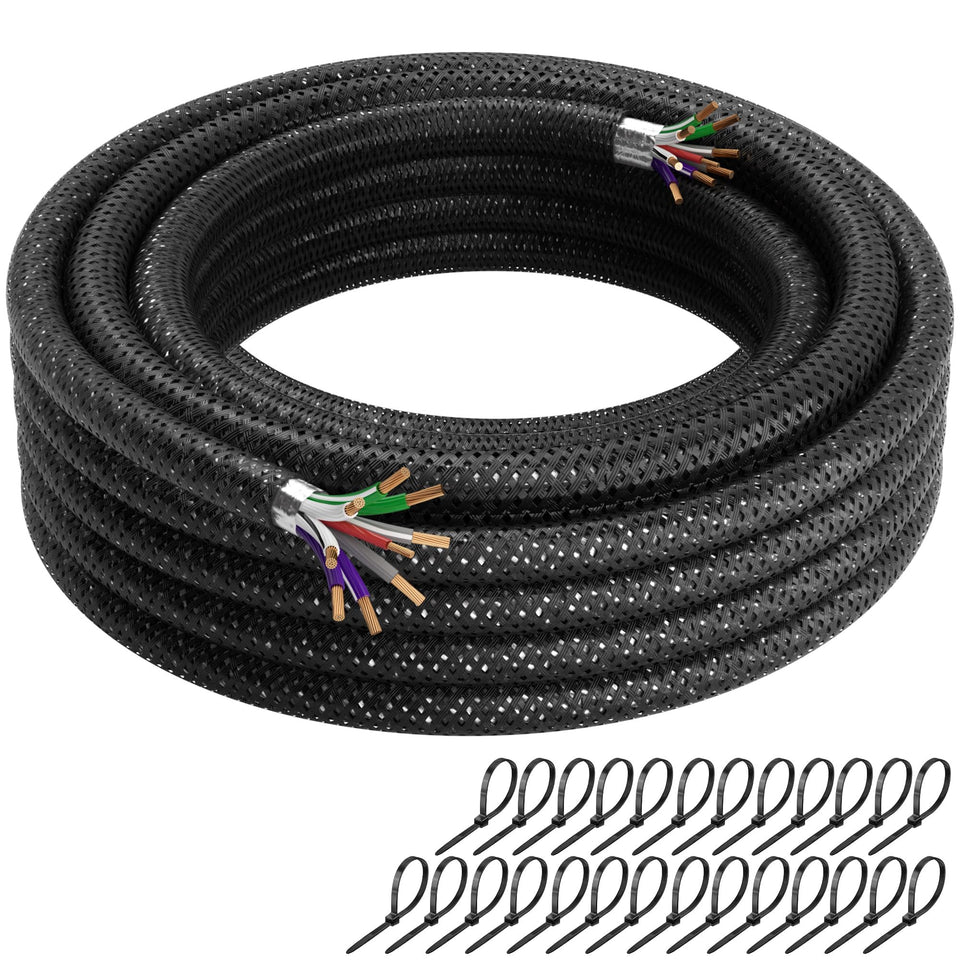 Mygatti 9-conductor speaker cable in 25 ft length for clean car audio transmission