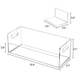 MyGift 5mm thick acrylic ensures durable, premium clarity for your CDs.