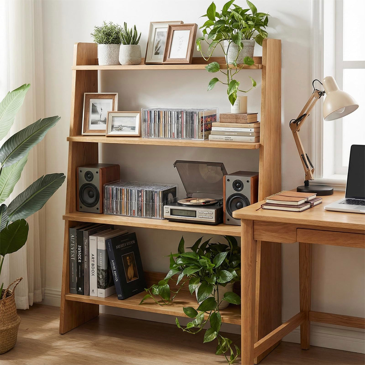 MyGift interlocking design allows space-saving vertical stacking.