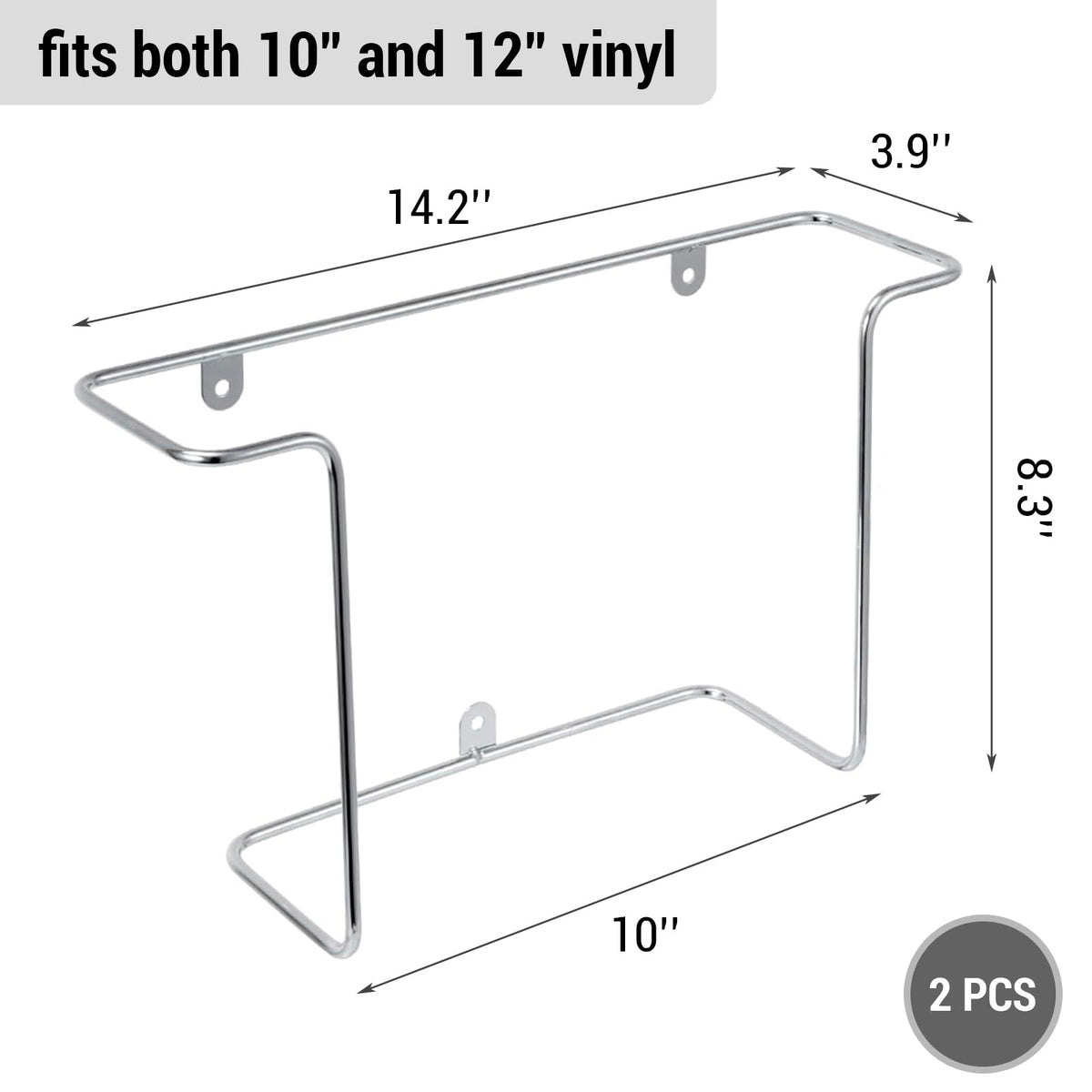 Minimalist floating display shelves by MyGift blend with home decor.