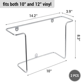 Minimalist floating display shelves by MyGift blend with home decor.