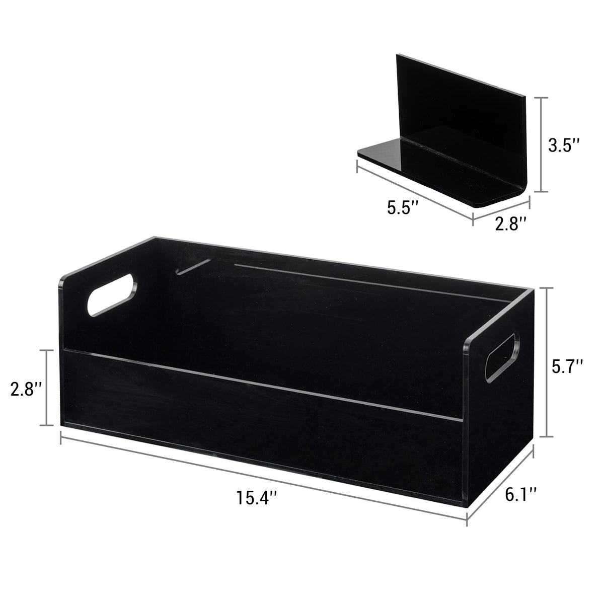MyGift side profile showing 5mm acrylic thickness for durable support benefit