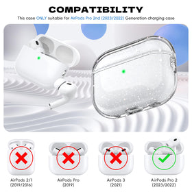 MHYALUDO AirPods Pro case cleaning kit and lanyard for on-the-go care.