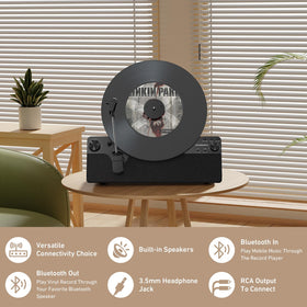 MYKESONIC Bluetooth In/Out enables flexible wireless listening.