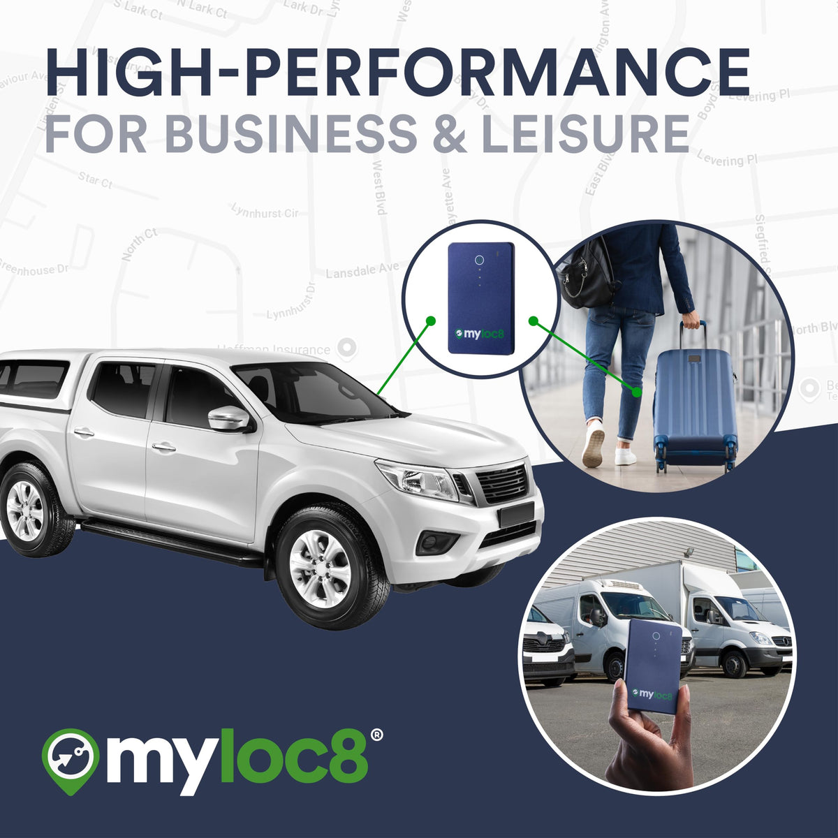 MYLOC8 subscription plans shown for customizing tracking features