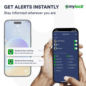 MYLOC8 Ultra GPS Tracker as a hidden tracking device for covert monitoring.