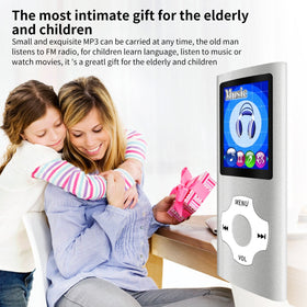 MYMAHDI MP3MP4 portable player 64GB slot expands your music library.