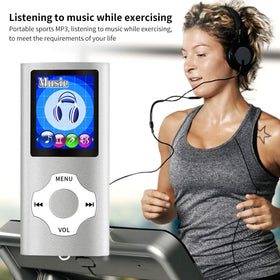 MYMAHDI MP3MP4 portable player battery life supports long listening sessions.