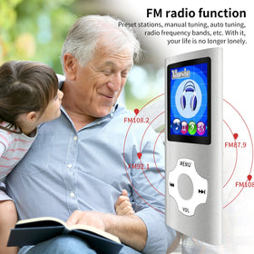 MYMAHDI MP3MP4 portable player multi-function supports music, photos, E-books.