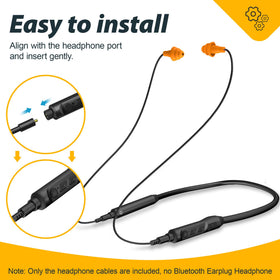 MIPEACE MI04N replacement cables being wiped for simple maintenance