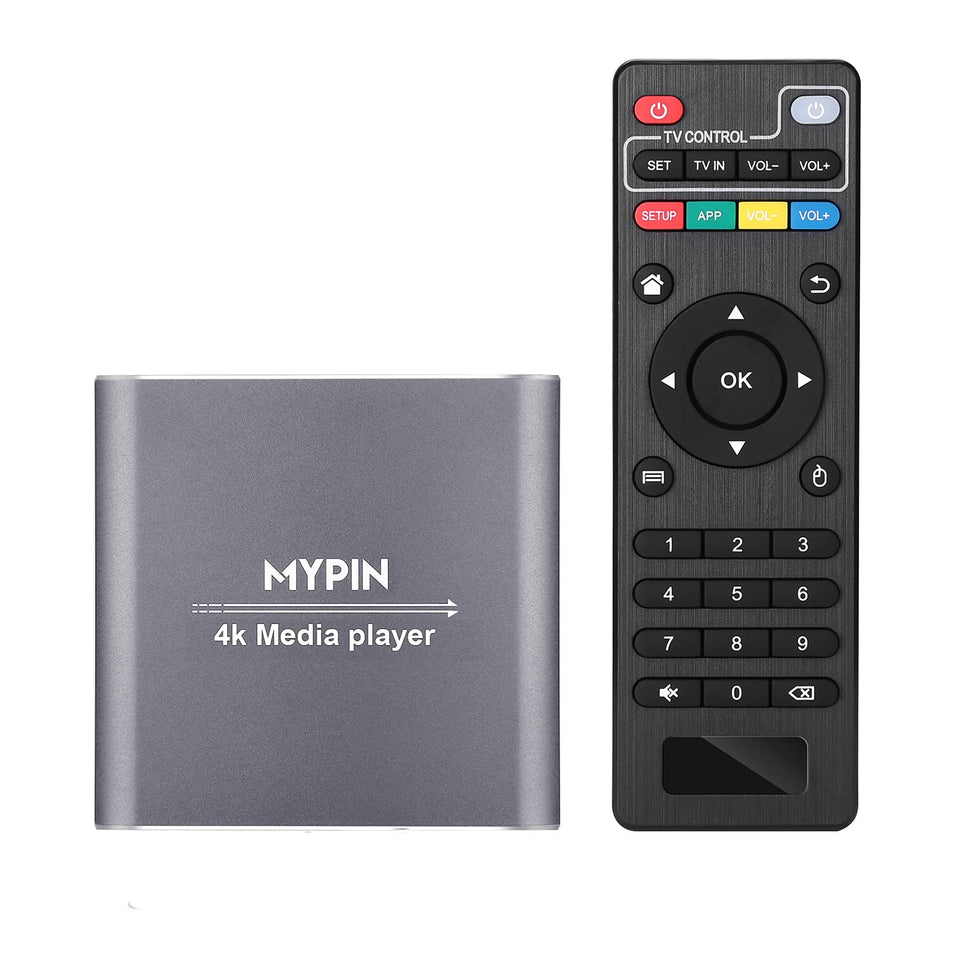 MYPIN front panel with LED indicators and buttons showing quick access