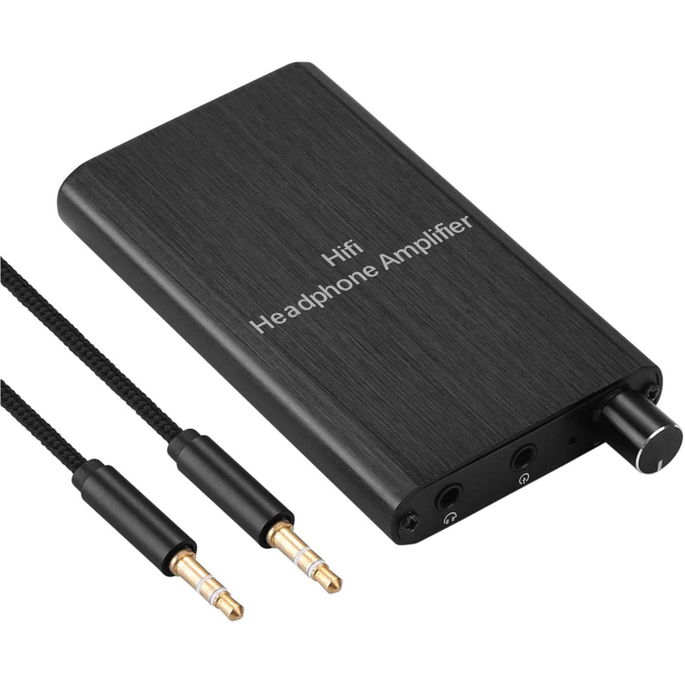 MYPIN Headphone Amplifier compact design for portable high-fidelity listening.
