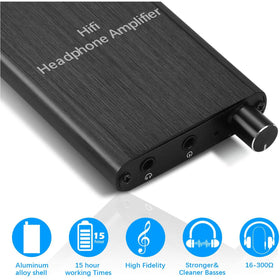 MYPIN Headphone Amplifier gaming-ready with Xbox and PS5 controller support.