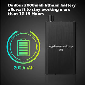 MYPIN Headphone Amplifier high SNR and low THD improve audio purity.