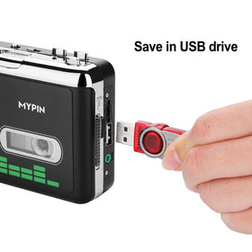 MYPIN USB flash drive inserted into recorder for direct MP3 saving without PC