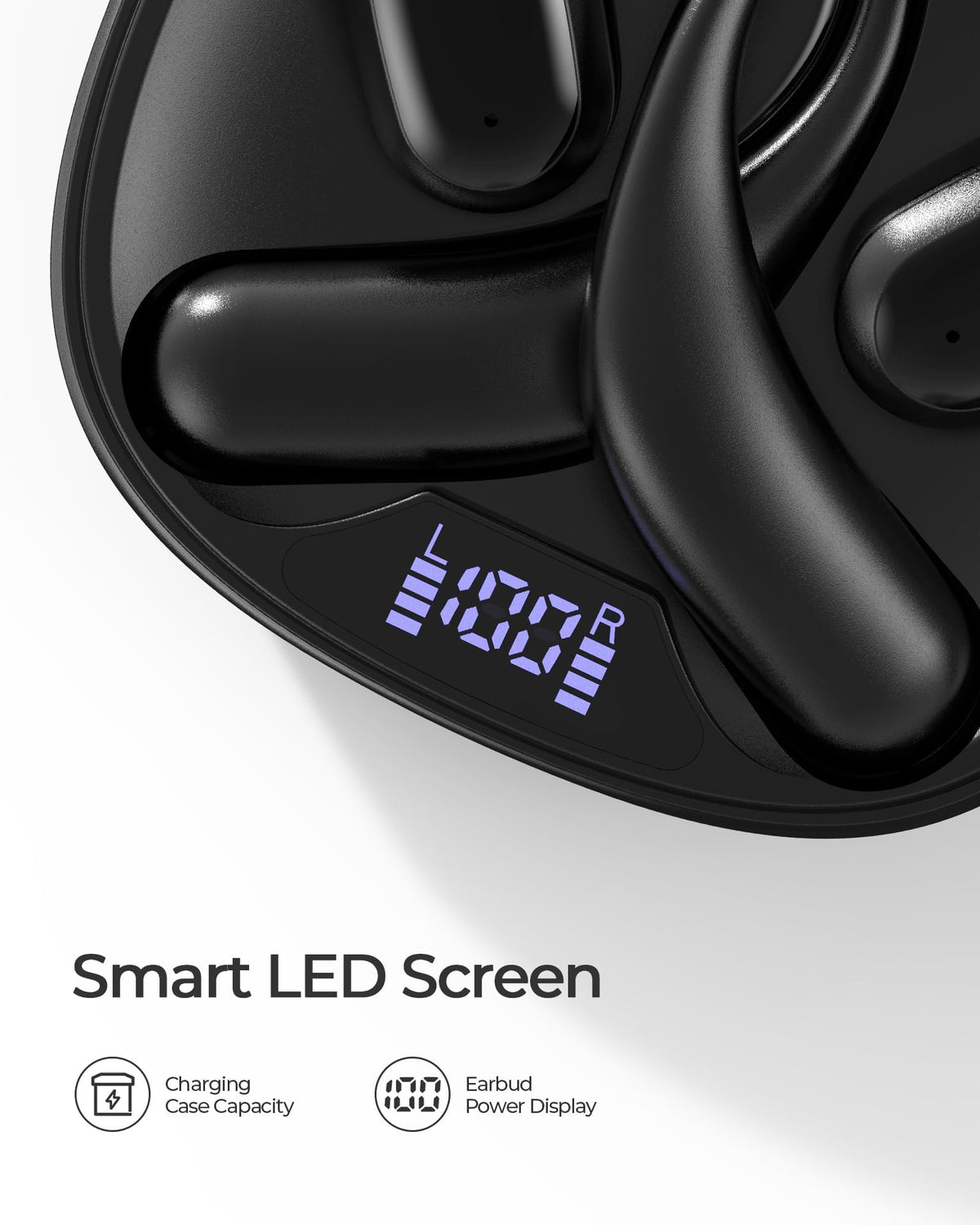Mythsound open-ear design keeps you aware of surroundings during workouts and commutes.