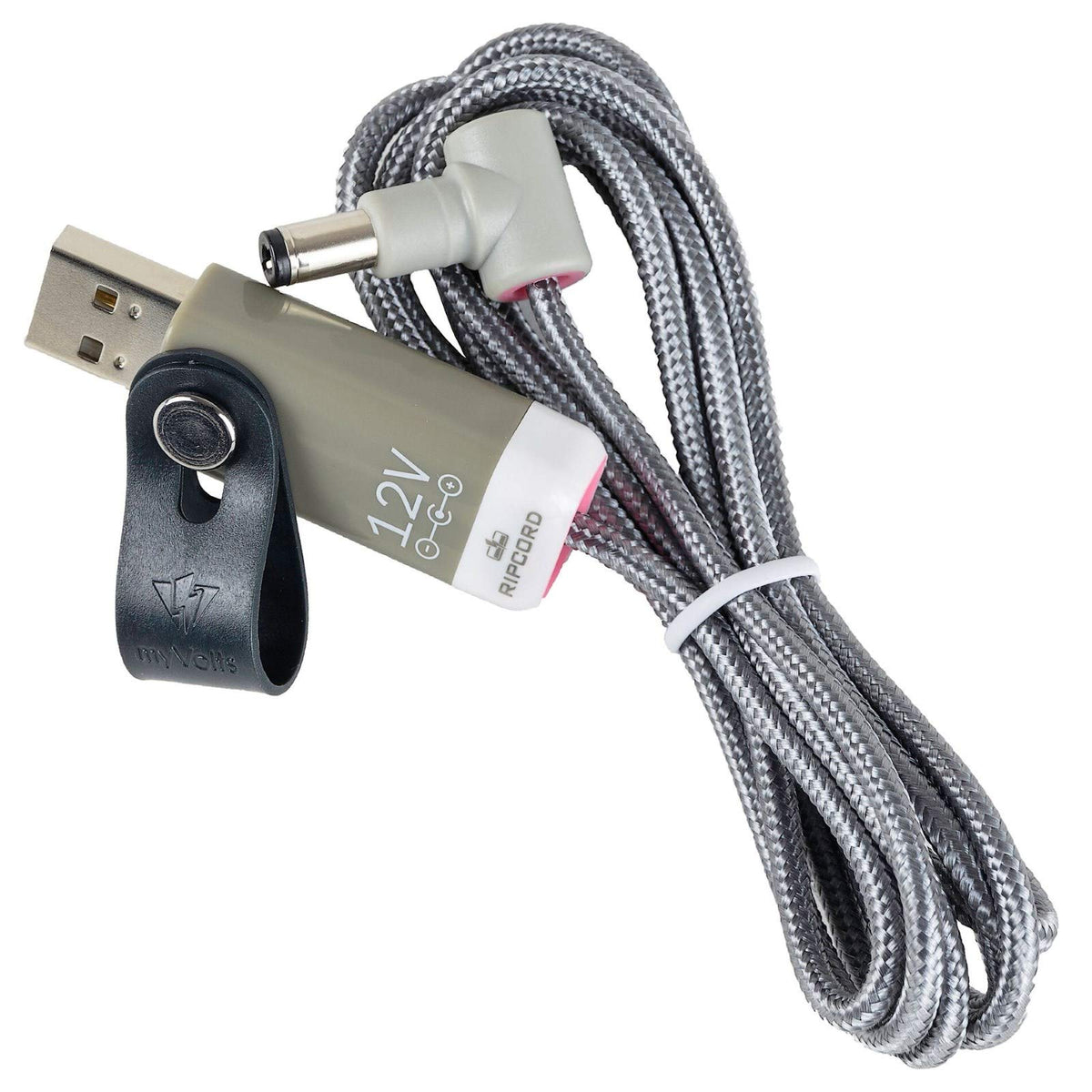 myVolts Ripcord USB to 12V DC cable powers the Octatrack MKII from a USB port