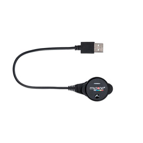 MYZONE charging cable with magnetic connector for quick, secure charging.
