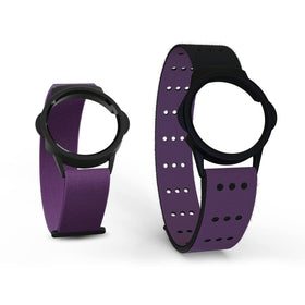 Myzone purple replacement strap front packaging showing product and brand benefits
