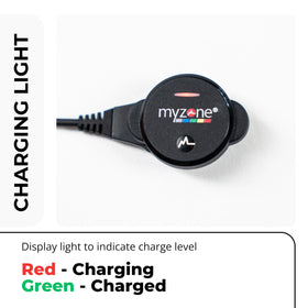 MYZONE MZ-Switch and Max charging connectors in action for fast power.