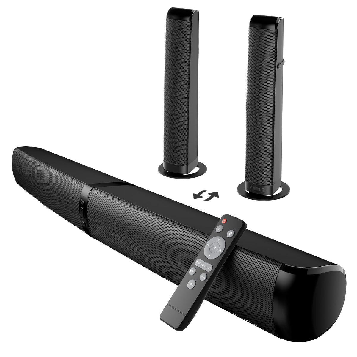Strong wireless range supports streaming from phones and tablets