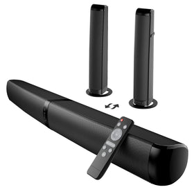 Strong wireless range supports streaming from phones and tablets