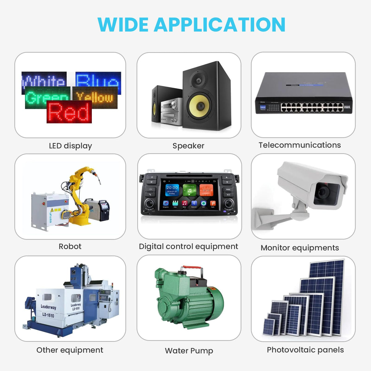 MZHOU buck converter packaging included for simple setup and safety.