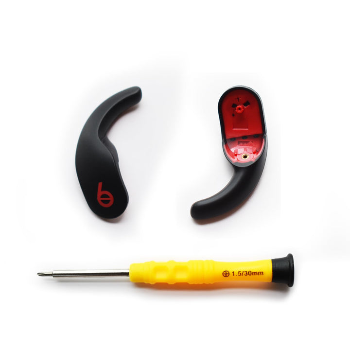 Mzklqve Fit Pro Ear Hooks packaging with two hooks and screwdriver for secure fit.