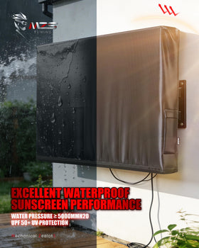 MZS cover on TV with person for size comparison and fit clarity
