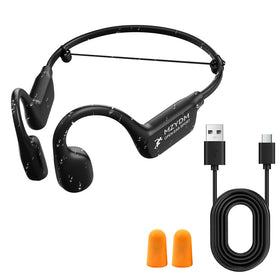 MZYDM bone conduction headphones with open-ear design for safer workouts