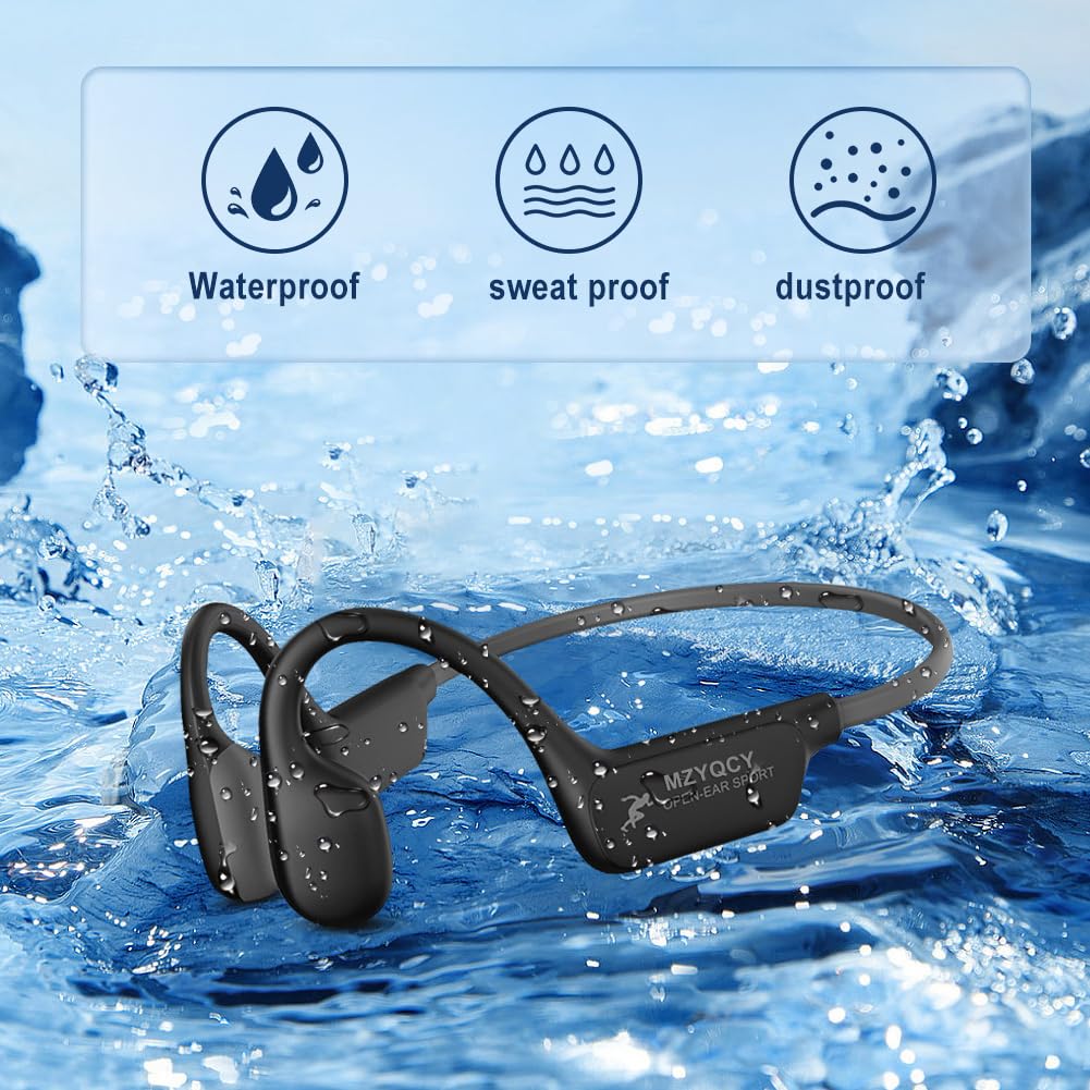 MZYQCY worn by runner outdoors showing secure fit and ambient awareness