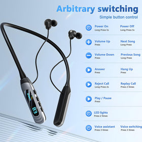 MZYQCY neckband next to smartphone showing compact scale and portability